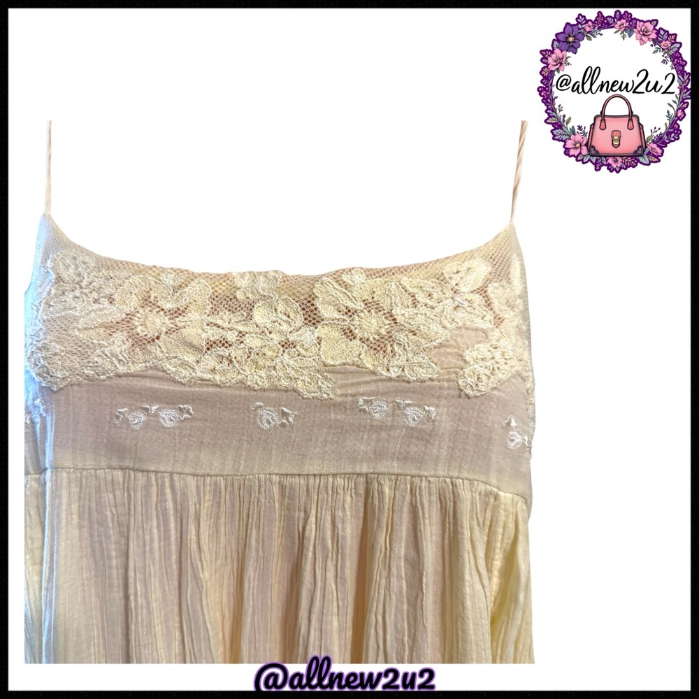 Free People Confidently Lost Maxi Swim Cover Up Cream - Picture 7 of 16